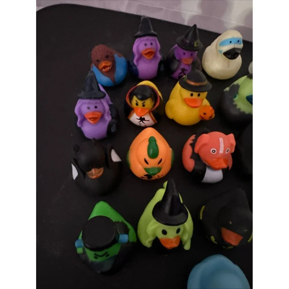 Halloween Themed Rubber Duckies Lot of 20 Party Favors Decorations